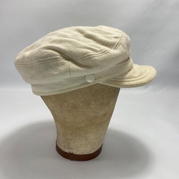 Fiddlers Dutch Boy White Wool Cap Hat Aegean Greece Fisherman Sailor Ethnic 22" - Picture 5 of 10
